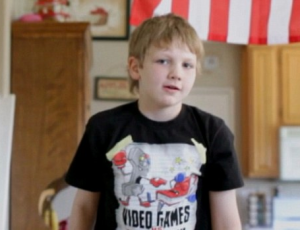 In May 2011, 10-year-old Joseph Hall shot his father Jeffrey at point blank range with his father's own gun.